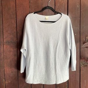 Gently used,  light blue, fine knit sweater